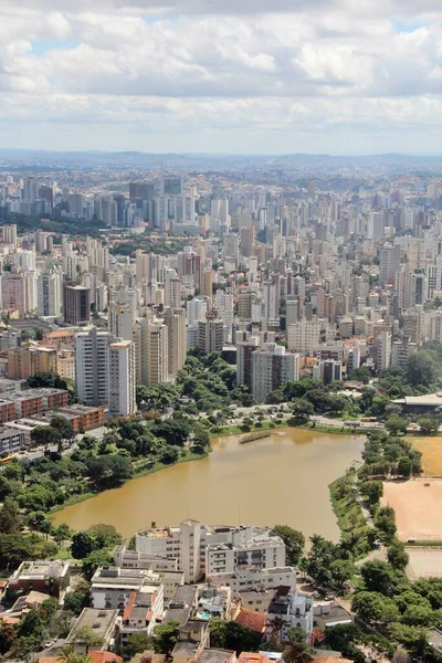 Bela Vista Aérea Cidade Belo Horizonte Brasil — Fotografia de Stock
