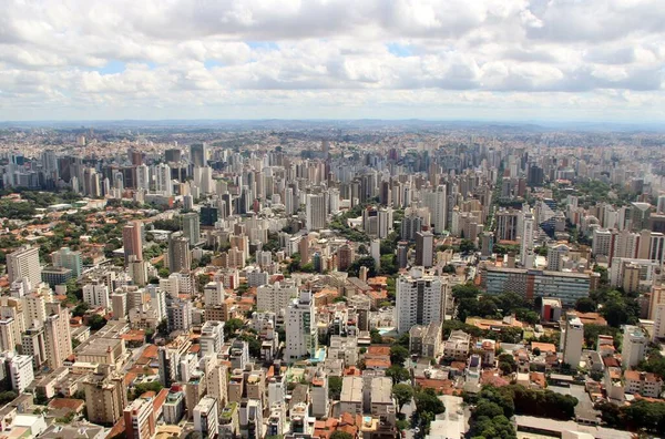 Вид Воздуха Город Белу Оризонти Бразилия — стоковое фото