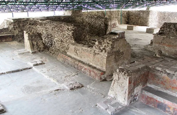 Closeup Templo Ruínas Cidade México — Fotografia de Stock