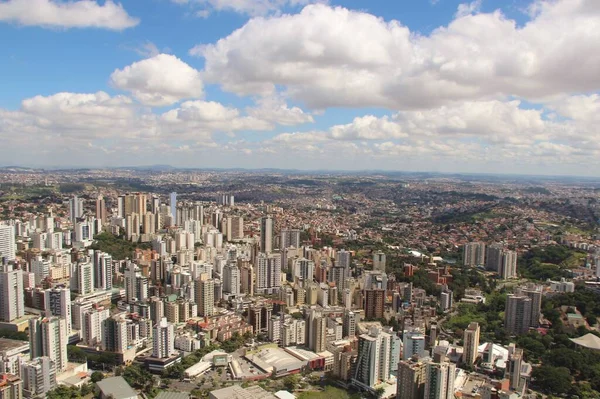 Gyönyörű Légi Kilátás Belo Horizonte Város Brazília — Stock Fotó