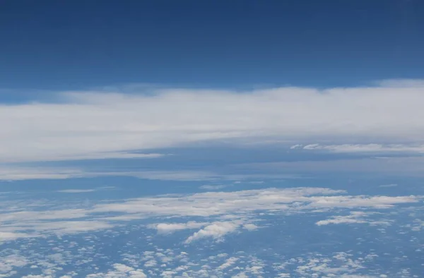 Nuvens Brancas Céu Azul — Fotografia de Stock