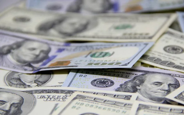 Amerikan doları banknotları yakın plan görüntüsü