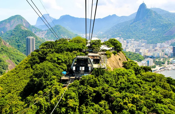 Widok Lotu Ptaka Rio Janeiro Brazylia — Zdjęcie stockowe