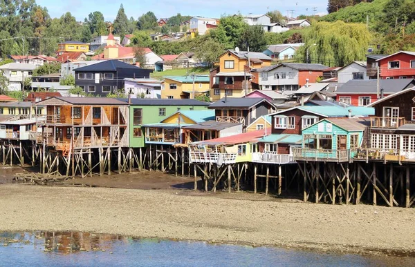 Palafito evleri, Castro şehri, Şili