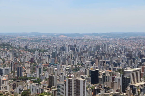 Brezilya Nın Belo Horizonte Kentinin Havadan Görünüşü — Stok fotoğraf