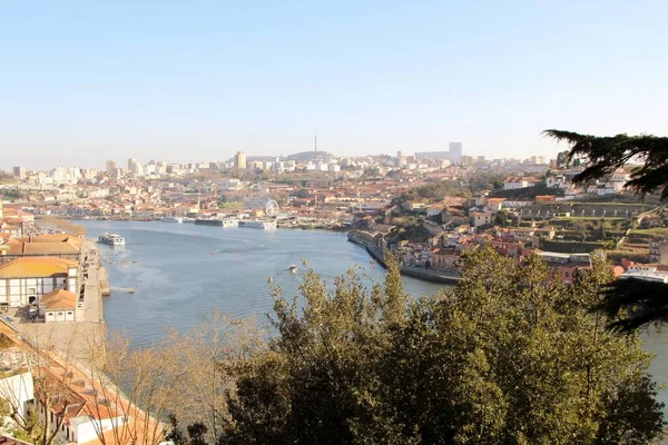 Zicht Architectuur Gevels Van Gebouwen Straten Havenstad Porto Portugal — Stockfoto