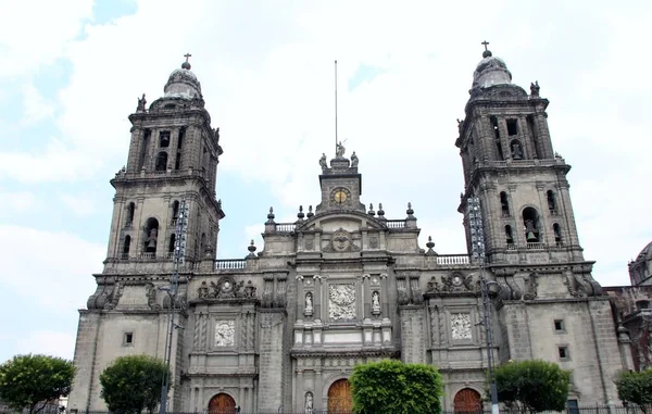 Cathedral Colonial Style Mexico City — Stock Photo, Image