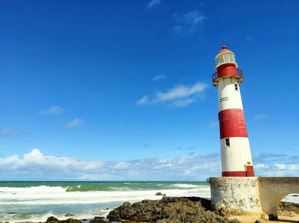 Beautiful View Lighthouse Seashore — Stock Photo, Image