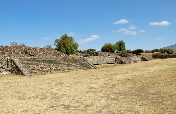 Utsikt Över Teotihuacan Gammal Stad Mexiko — Stockfoto