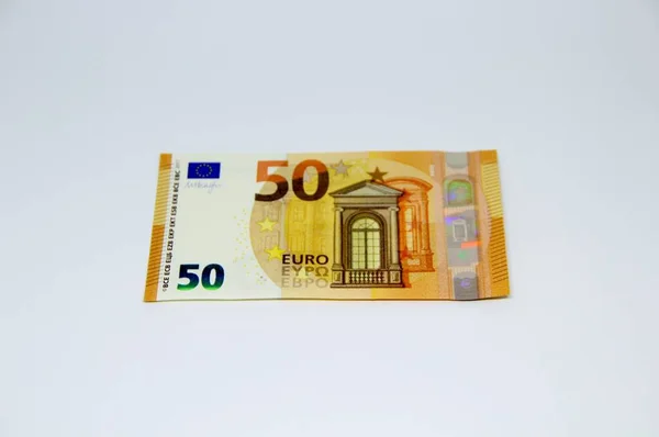 Euro Geld Euro Bargeld Aus Nächster Nähe — Stockfoto