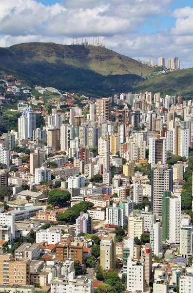 Brezilya Nın Belo Horizonte Şehrinin Güzel Hava Manzarası — Stok fotoğraf