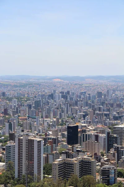 Vista Aérea Urbana Cidade Belo Horizonte Brasil — Fotografia de Stock