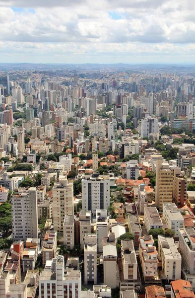 Brezilya 'nın Belo Horizonte şehrinin güzel hava manzarası