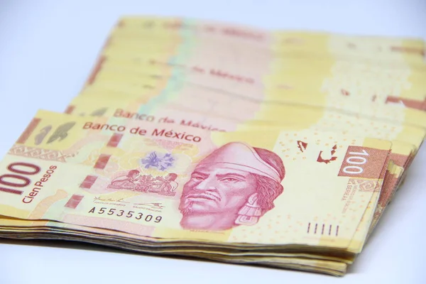 Mexican Money Close View — Stock Photo, Image