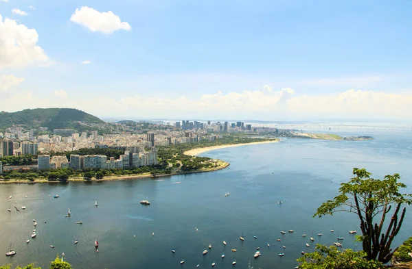 Rio Janeiro Brazília Légi Kilátása — Stock Fotó