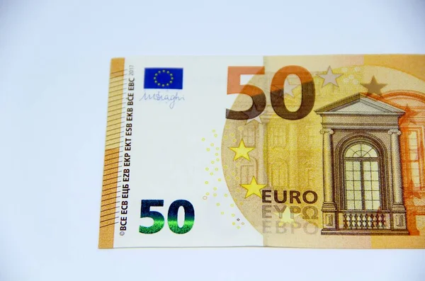 Euro Money Euro Cash Close View — Foto Stock