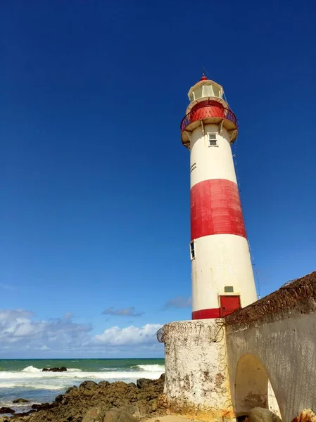 Beautiful View Lighthouse Seashore — Stock Photo, Image