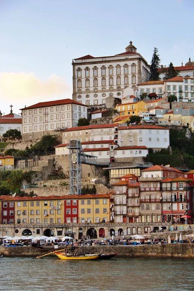 Mimari Manzara Binalar Caddeler Liman Kenti Porto Portekiz — Stok fotoğraf