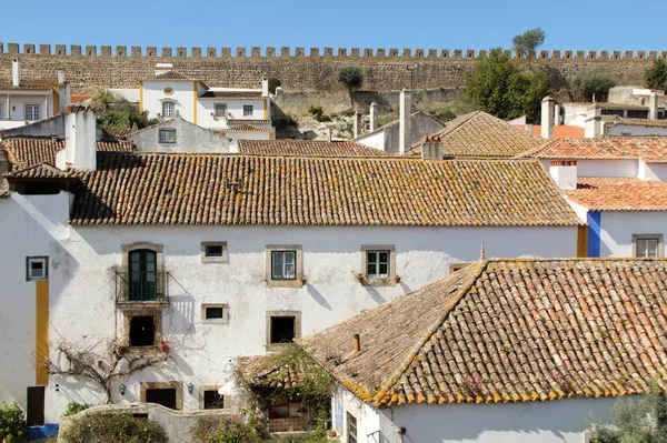 Utsikt Över Medeltida Stadsgator Avila Spanien — Stockfoto