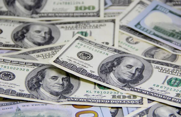 Amerikan doları banknotları yakın plan görüntüsü