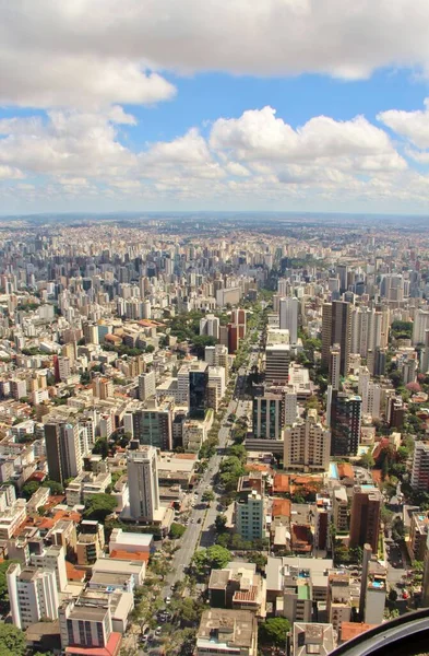 Όμορφη Εναέρια Θέα Της Πόλης Belo Horizonte Βραζιλία Φωτογραφία Αρχείου