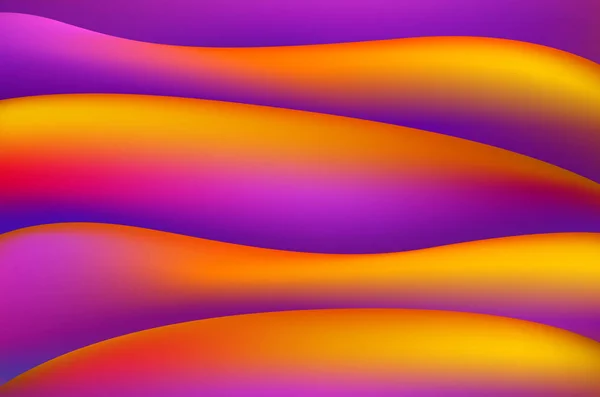 オレンジとピンクのマゼンタのカラフルな滑らかなツイスト光線はベクター背景です Eps アート — ストックベクタ
