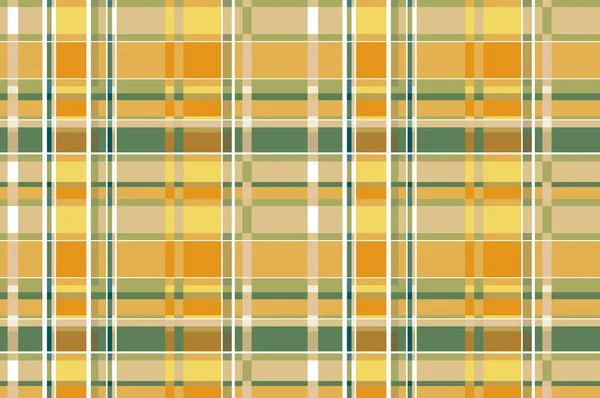 Žlutá a Ocher tartan Plaid skotský textilní vzor bezešvý vetor pozadí 10 — Stockový vektor