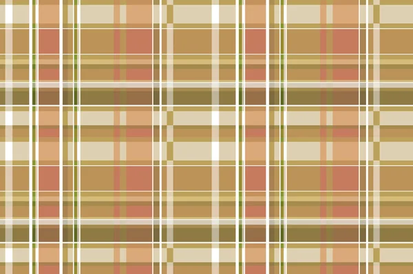 Hnědý tartan s plynulým vektorovým vzorem. Kostovaná plněná textura. Geometrická jednoduchá čtvercová tmavá pozadí pro tkaniny, textilní, hadřík, oděvy, košile, šortky, šaty, přikrývky, obalový design — Stockový vektor