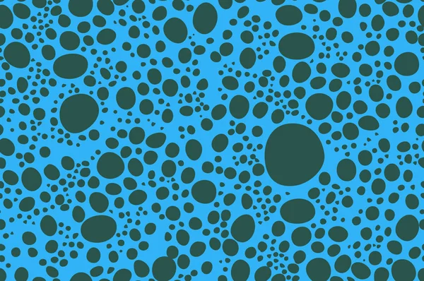 Modrá zvířecí kůže bezešvý vzorek vektorová textura, EPS 10 ilustrace opakující se pozadí Leopard — Stockový vektor