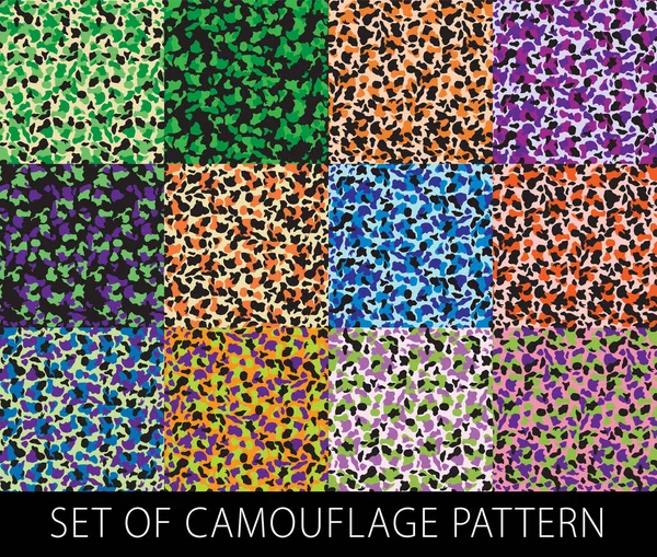 Ultimate Camouflage Set Seamless Tileable Various Camo Patterns Vector Art — Stock Vector