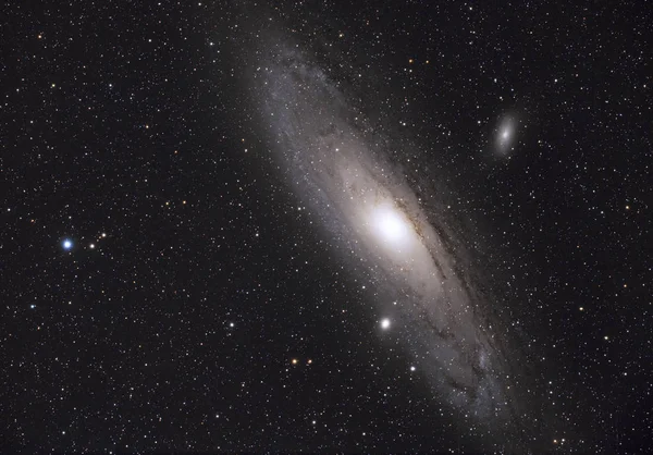 Große Galaxie Andromeda Auf Dem Hintergrund — Stockfoto