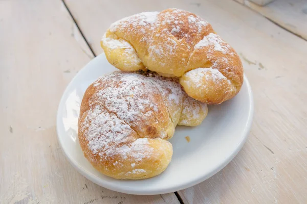 Pâtisserie Sucrée Savoureuse Pour Petit Déjeuner — Photo