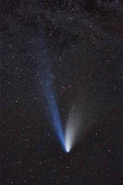Nebulosa Cielo Verano Por Noche — Foto de Stock