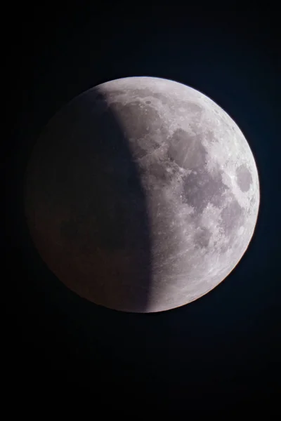 Zaćmienie Księżyca, czerwony księżyc — Zdjęcie stockowe