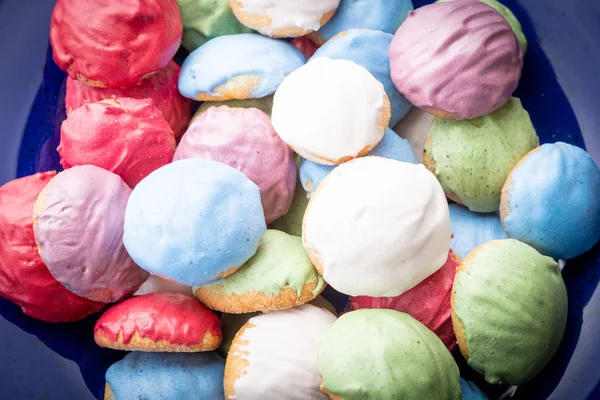 Smakfulle Desserter Bakgrunn Nærbilde – stockfoto