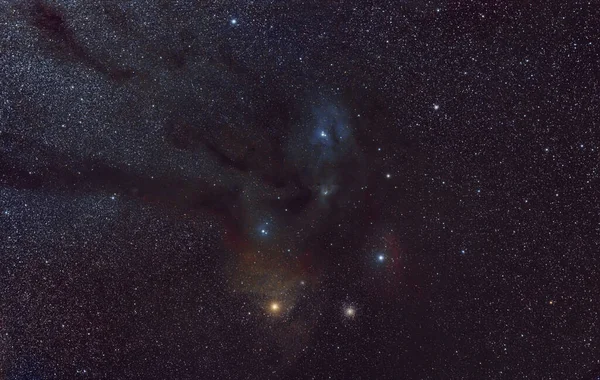 Lontano Essere Brillava Nebulosa Stella — Foto Stock