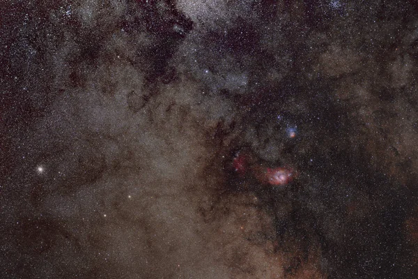 遥远的星云和星宿 — 图库照片
