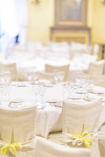 Table Setting Wedding Party — Stock Photo, Image