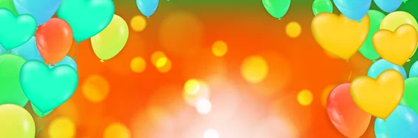 Luxe Feestballonnen Confetti Geschenkdozen Achtergrond Sjabloon Voor Feest Verjaardag — Stockvector