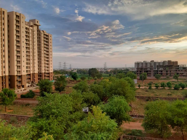 Jaipur Indien Circa 2020 Bild Moderner Gebäude Jaipur Aufgenommen Einem — Stockfoto