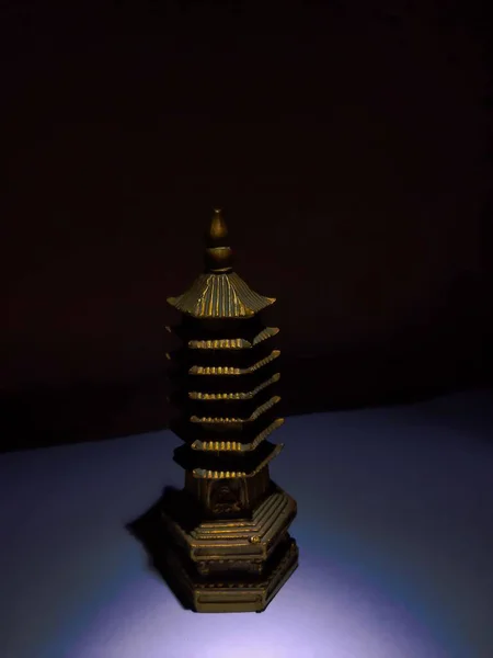 Jaipur, Hindistan-Circa 2020: Eğitim Kulesi 'nin gece çekilmiş resmi