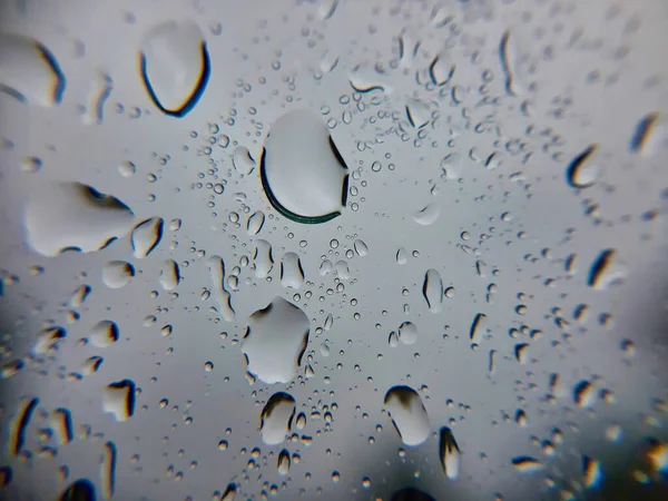 ガラスの上の水滴の写真 — ストック写真