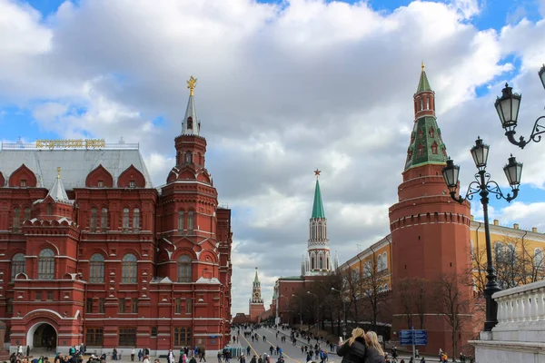 Moscou Rússia Março 2017 Praça Vermelha Coração Moscou — Fotografia de Stock