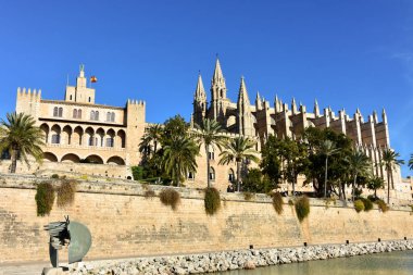 Palma de Mallorca 'daki Aziz Mary Katedrali.