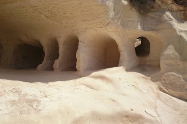 İsrail 'deki Beit Guvrin Milli Parkı' ndaki çan mağaraları