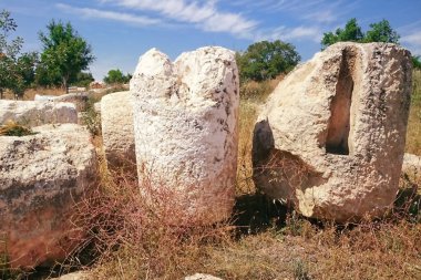 İsrail 'deki Beit Guvrin Milli Parkı' ndaki çan mağaraları