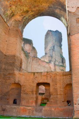 Terme di Caracalla ya da Roma, İtalya 'daki Caracalla Hamamları