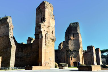 Terme di Caracalla ya da Roma, İtalya 'daki Caracalla Hamamları