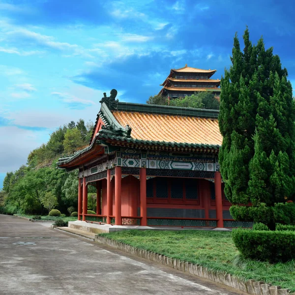 Cidade Hengdian Filme Televisão Panorama Pequim Cidade Proibida Província Zhejiang — Fotografia de Stock