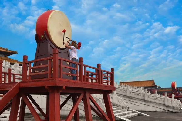 Cidade Hengdian Cidade Jinhua Província Zhejiang China Outubro 2016 Torre — Fotografia de Stock